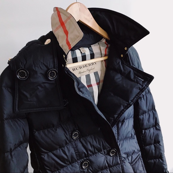 burberry down filled puffer jacket
